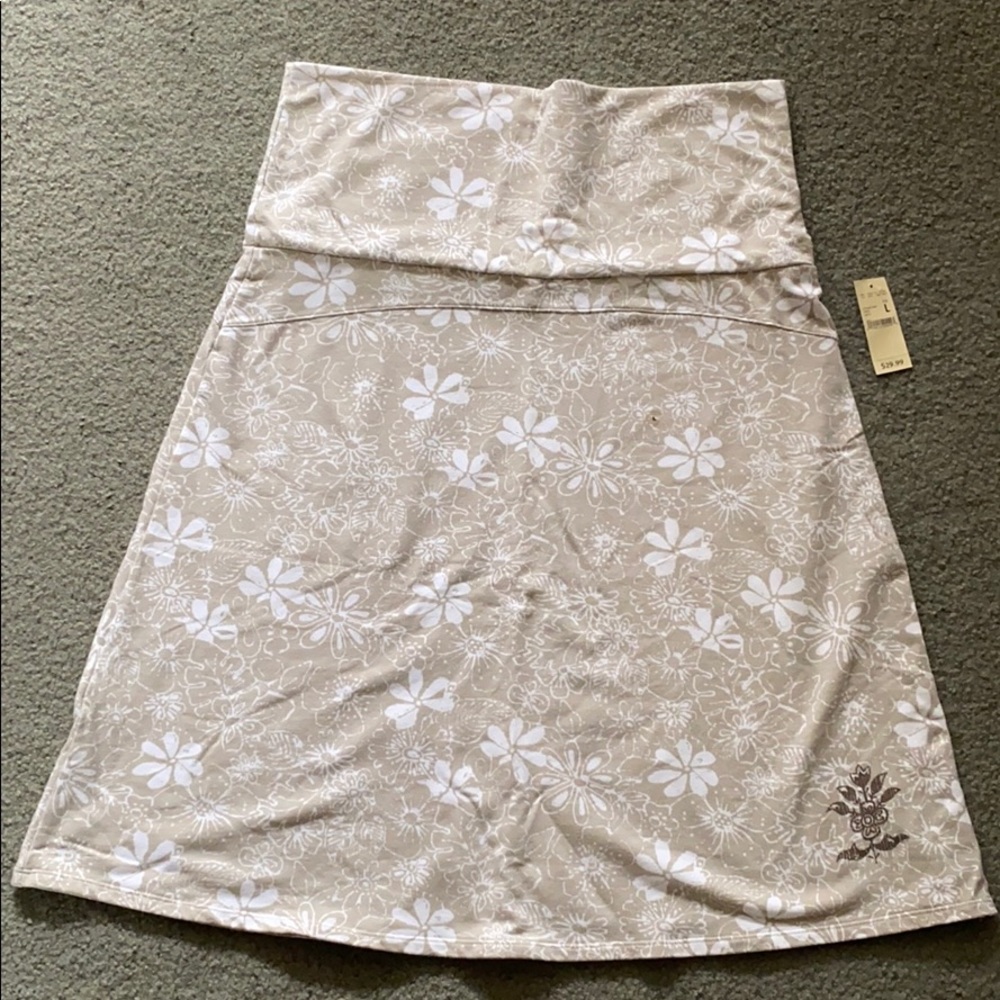 NWT Eddie Bauer Soft Knit Roll Waist Skirt